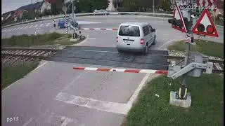 Train and Car Crash Traffic Accident