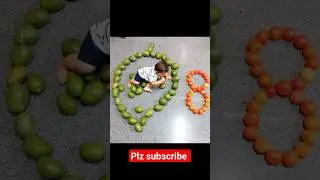 latest monthly baby photoshoot with mangos and tomato#8monthbabyphotoshoot#viral #ytshorts#trending