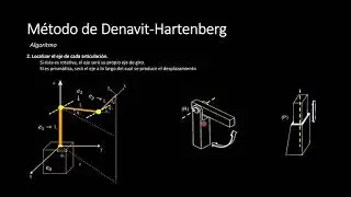 Algoritmo Denavit-Hartenberg y ejemplo de aplicación robot antropomórfico RRR
