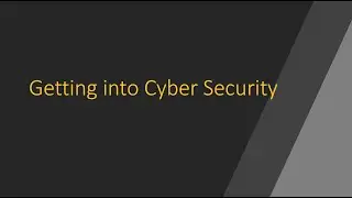 Getting into cyber security with free online resources !
