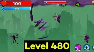 100 Heath vs Level 480 | Boss 480 | No armor challenge | The Archers 2