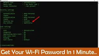 How To Find Your Wi-Fi Password Using Command Prompt In Windows 10/8/7 | Show WiFi Password For Free