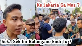 Dikerumuni Wartawan, Lucunya Gibran Bingung Cari Jalan Keluar