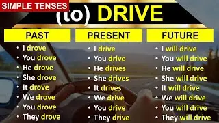 (to) DRIVE | Simple Tenses