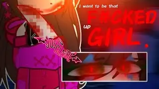 💗💜┊I WANT TO BE THAT F#CKED UP GIRL! ꒰ TRIGGER WARNING IN DESC!!┊Messy Make-Up Trend ꒱ ✧GN&ART}