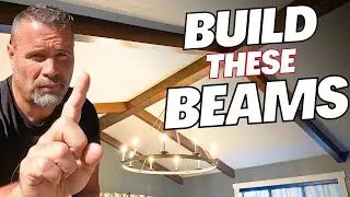 DIY Box Beams: Bedroom Ceiling Upgrade