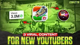 3 Viral Contents Grow Your Channel Faster🔥|| Best Contents For Free Fire Long Videos 2023 😚