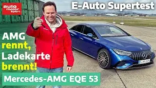 Mercedes-AMG EQE 53: AMG rennt, Ladekarte brennt! - E-Auto Supertest mit Alex Bloch | ams
