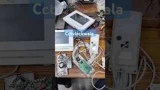 Alba video door phone with electronic lock repair F7C E7C #smartlock #electrical  #videodoorphone
