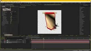 Làm cuộn giấy cuộn vải bay theo gió trong After Effects cực dễ - Flying cloth 3D scroll simulation