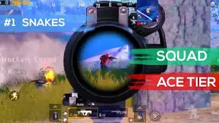 SNAKES GAME WITH 2 SQUADS IN LAST ZONE | HACKERS SQUAD | PUBG MOBILE
