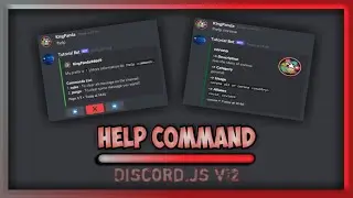 HOW TO MAKE BOT DISCORD | HELP COMMAND | #9