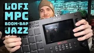 Making a LOFI Boom-Bap Beat on the Akai MPC Live!