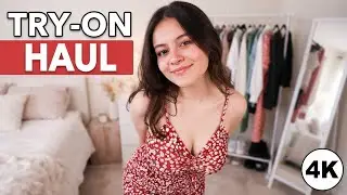 4k Transparent Lingerie & See-Through Dresses | micro Bikini Try-On Haul (4K) Transparent Lingerie