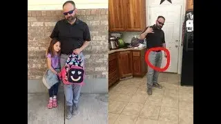 A Teachers See Dad Walking Funny Then They See His Pants And Realize What’s Happening