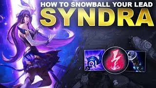 HOW TO SNOWBALL YOUR LEAD IN SOLOQ! SYNDRA! | League of Legends