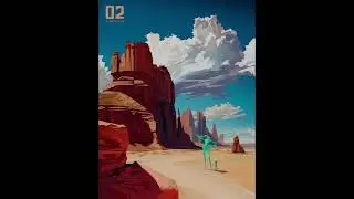 Time-Lapse Procreate Painting: Desert