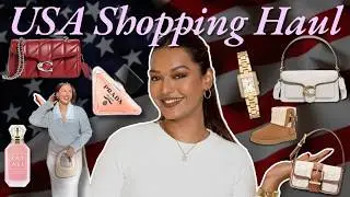 My ✨LUXURY✨ USA Haul! Miu Miu, Prada, UGGS, Coach, Michael Kors & More! Sarah Sarosh