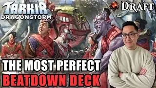 Possibly My Best Aggro Deck Ever | Tarkir Dragonstorm Draft | MTG Arena