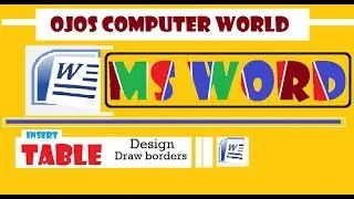 Table -- draw borders in design tab