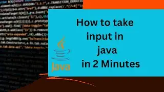 how to take input from user in java | input in java| java input output tutorial| Scanner class in j
