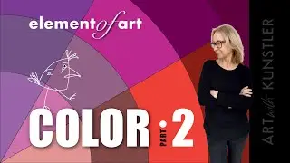 Color as an Element of Art. Part 2. The three properties of a color. Color psychology.