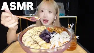 【ASMR】おっきなアサイーボウルを食べる🥣🫐咀嚼音【eating soueds】