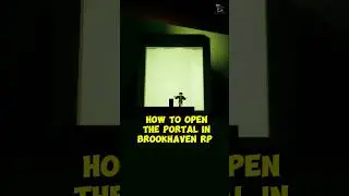 How to open the portal 🟨 in Brookhaven RP 🏡 #roblox #brookhavenrp #shorts