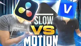 SLOW MOTION 🥊Davinci Resolve 19 VS Vegas PRO 22 ¿Cuál es mejor?🥊