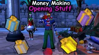 (2021) RuneScape 3 CHRISTMAS Money Making: OPENING 25 CHRISTMAS PRESENTS!!