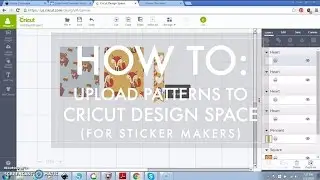 How to Import Patterns into Cricut Design Space // Inkspace + Cricut Explore for Sticker Makers