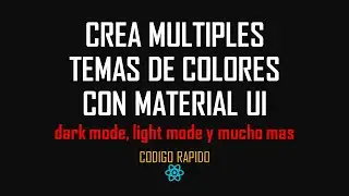 14 Generador de temas de Material UI