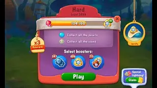 Fishdom. Hard Level 3899. HD Quality