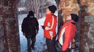 Geocashing.Что мы нашли в старой часовне.