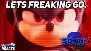 IM A SONIC HATER IN MY LUNGS | Slime Reacts: Sonic Movie 3 Trailer