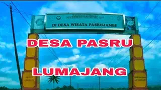 Suasana Desa Pasru Lumajang Jawa Timur Indonesia
