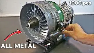 High Bypass Turbofan Engine Assembly - Educational Model