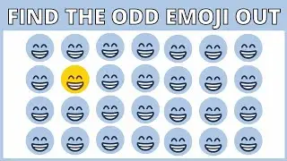 Find The Odd Emoji One Out | Spot The Odd Object One Out #5