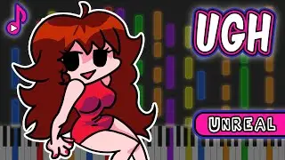 FNF: UGH | Friday Night Funkin' Unreal Piano (Impossible Cover)