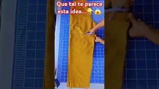 Que t4l te parece es'ta idea de costura #costura #ideas #sew #sewing #trucos #coser