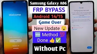 Samsung A06 Frp Bypass Android 14/15 Without Pc | A06 Frp Bypass 2025 | 100% Working Method Done ✅