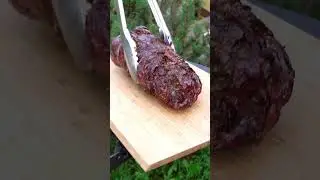 Копченая баранья нога на гриле #гриль #рецепт #баранина