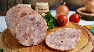 Ветчина кусковая из вырезки свинины.