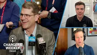 Reacting To Harbaugh On Draft & More | LA Chargers