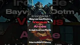 Ironhide Dotm 🆚 arcee Rotb 