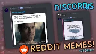 MEMES from Reddit!? -  Discord.js tutorial