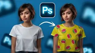 How to Place Any Design on a T-shirt | Adobe Photoshop Tutorial