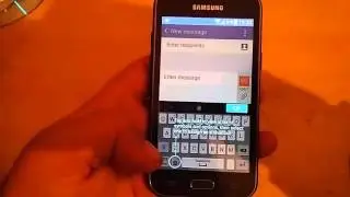 شرح اضافة اللغة العربية الى لوحة المفاتيح لهاتف SAMSUNG GALAXY J1 SM-J100FN