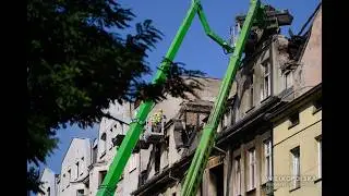 Rozbiórka kamienicy przy ul. Kraszewskiego w Poznaniu ruszyła
