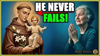 🛑 Protect yourself NOW against evil!  Powerful prayer to Saint Anthony ✝️ Urgent Miracle!